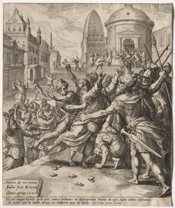 A prisão de São Paulo, 1581. de Jan I Sadeler