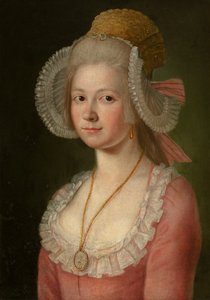 Retrato de uma senhora com uma capota, 1785