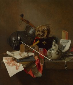 Vaidade Natureza-Morta, 1648 de Jan Jansz. Treck