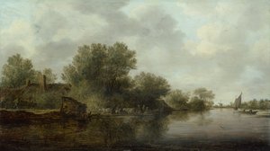 Paisagem (óleo sobre painel) de Jan Josephsz van Goyen