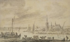 Paisagem do rio de Jan Josephsz van Goyen