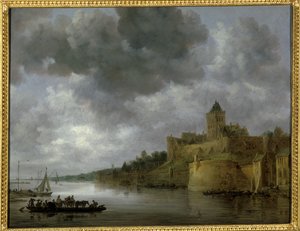 O Valkhof em Nijmegen, 1642 de Jan Josephsz van Goyen