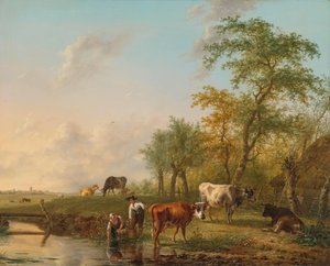 Paisagem com gado