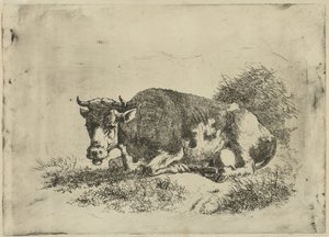 Vaca reclinada de Jan Kobell (III)