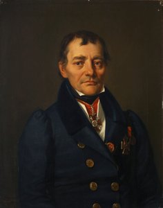 Retrato do escritor Pyotr Ivanovich Sokolov 1766-1836, 1830