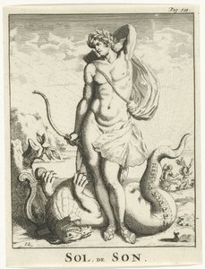 Apollo derrota Python
Sol, o Filho (título sobre o objecto) de Jan Lamsvelt