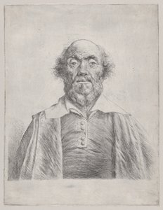 Busto de um homem idoso, 1620-74. de Jan Lievens