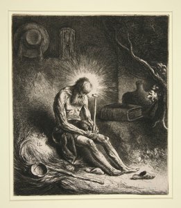 São Jerónimo penitente de Jan Lievens