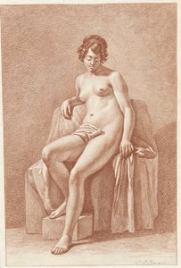 Nu feminino sentado de Jan Lodewijk Jonxis