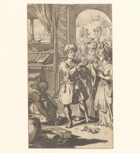 Cerimónia de casamento entre Mohammed e Chadidja de Jan Luyken (possibly)