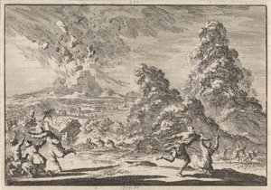 Terramoto em Ambon, 1674 de Jan Luyken