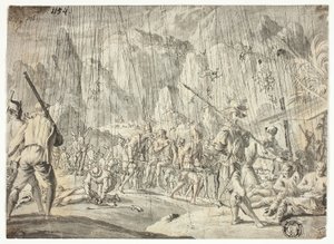 Cena de batalha de Jan Luyken