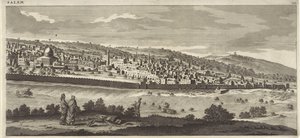 Vista de Jerusalém (placa direita) de Jan Luyken