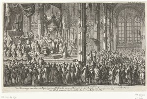 Coroação de Guilherme III, 1689 de Jan Luyken