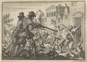 Assassinato dos reformados em Tirano, 1620 de Jan Luyken