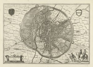 Plano de Leuven, 1581 de Jan Luyken