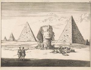 Pirâmides e Esfinge de Gizé de Jan Luyken