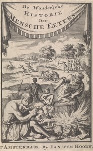 A maravilhosa história dos comedores humanos de A. Magyrus, 1696. de Jan Luyken