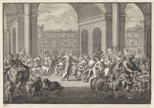 Expulsão dos cambistas do templo de Jan Luyken
