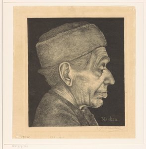 Retrato de Douwe com boné
