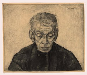 Douwe visto de frente de Jan Mankes