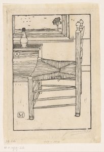 Cadeira com assento de tubulação de Jan Mankes