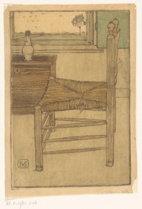 Cadeira com assento de tubulação de Jan Mankes