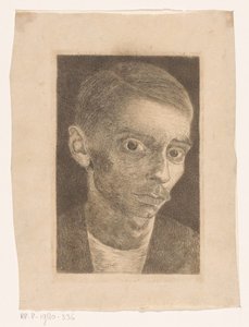 Auto-retrato com bigode de Jan Mankes