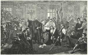 Criação da Comunidade Polaco-Lituana pela União de Lublin de Jan Alojzy Matejko