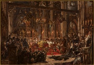 A derrota de Legnica. Renascimento. Ano 1241 de Jan Matejko