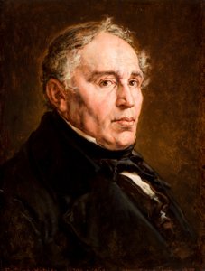 Retrato de Franciszek Matejko, pai do artista de Jan Matejko