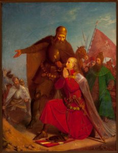Władysław Jagiełło e Witold a rezar antes da Batalha de Grunwald de Jan Matejko
