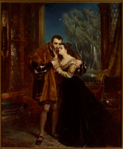 Sigismundo Augusto com Bárbara na corte dos Radziwiłł em Vilnius de Jan Matejko