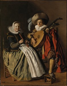 O Dueto, c.1629 (óleo sobre tela)