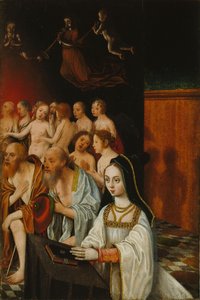 As almas dos justos e doadores, c. 1520 de Jan Mostaert