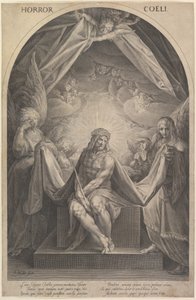 Cristo como um Homem de Dores, ca. 1610. de Jan Muller