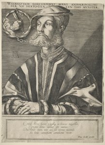 Retrato de Bernard Knipperdolling. de Jan Muller