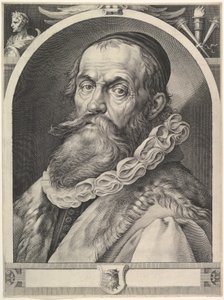 Retrato de Hendrick Goltzius, ca. 1617. de Jan Muller