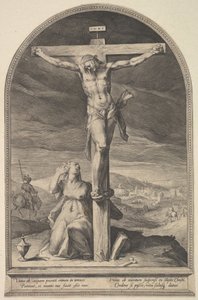 Santa Maria Madalena ao pé da cruz, ca. 1612. de Jan Muller