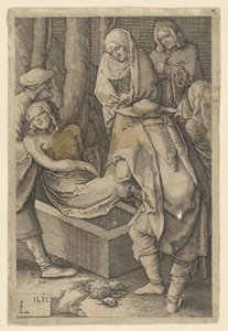 A cópia do Entombment, 1521. de Jan Muller