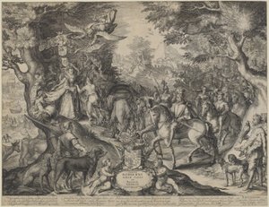 Alegoria do Estado florescente das Províncias Unidas de Jan Pietersz Saenredam