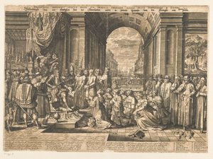 Imagem do estado miserável dos Países Baixos sob a cruel tirania do Duque de Alba de Jan Pietersz. van de Venne