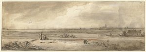 Vista de Naarden, vista de Muiderberg de Jan Ruyscher