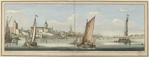 Vista de Nijmegen do oriente
Vista de Nijmegen do oriente (título sobre o objecto) de Jan Ruyter