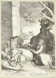 A mulher de Aías e Jeroboão de Jan Saenredam