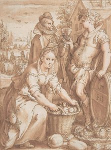 Autumn, Study for an Engraving, n.d.. de Jan Saenredam