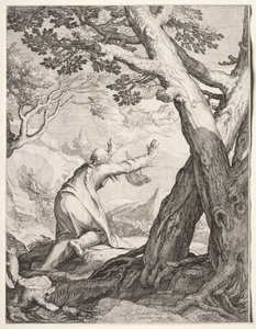 Carruagem de Fogo de Eliseu e Elias de Jan Saenredam