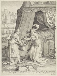 Judit com a cabeça de Holofernes de Jan Saenredam