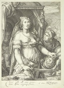 Judite com a cabeça de Holofernes de Jan Saenredam