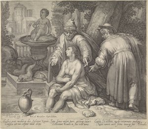 Susana e os Anciãos de Jan Saenredam